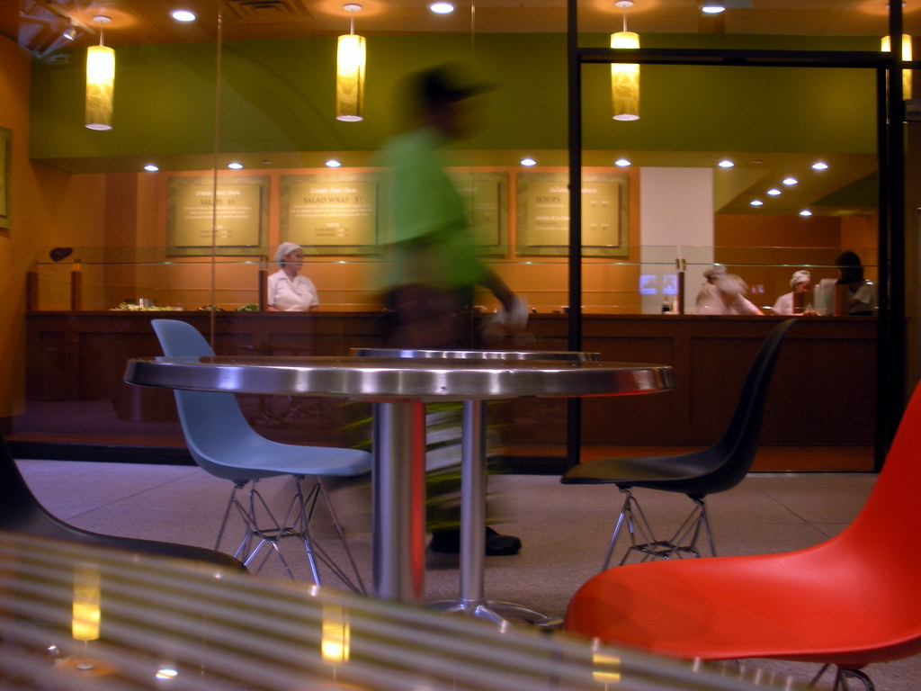 Pennzoil Place food court in the downtown tunnels Flickr