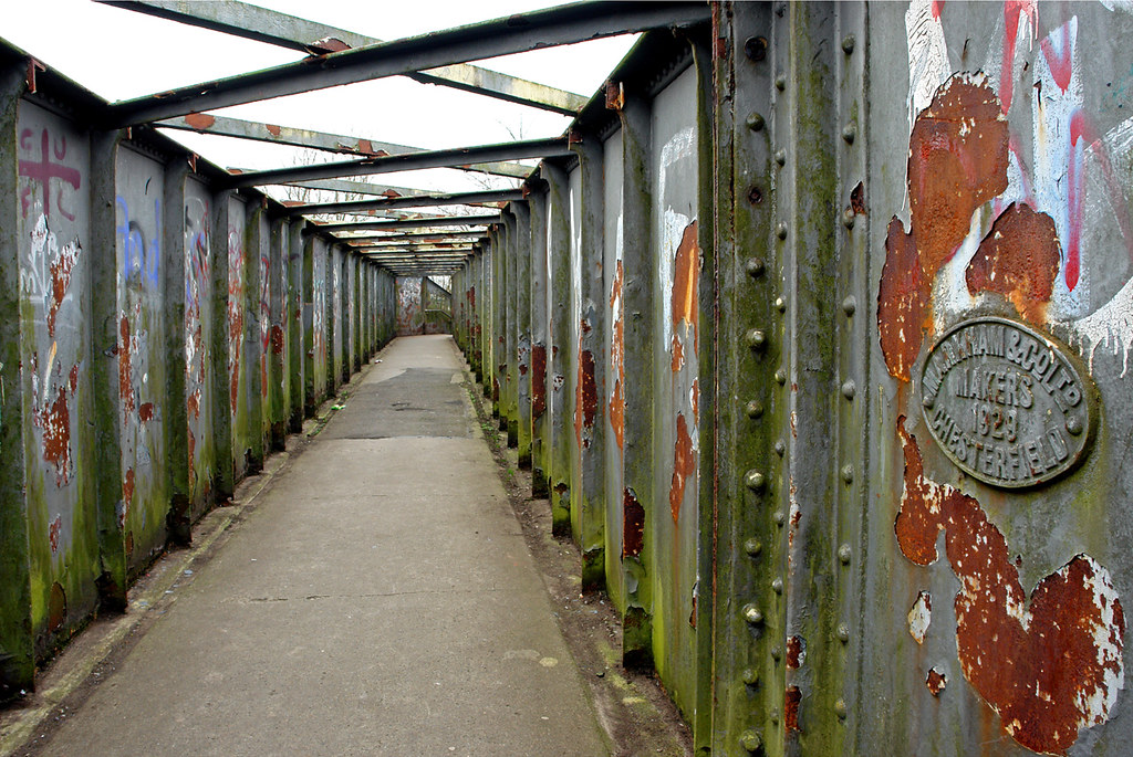 Maryport Cottages Footbridge For years there had been call… Flickr