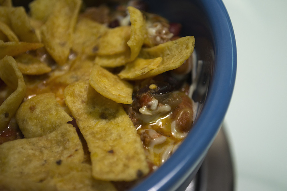 Meaty chili recipe Fritos, cheese, chili, cheese, fritos. … Flickr