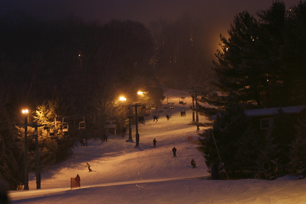 Elk Mountain Ski Area Night Skiing John Romero Flickr