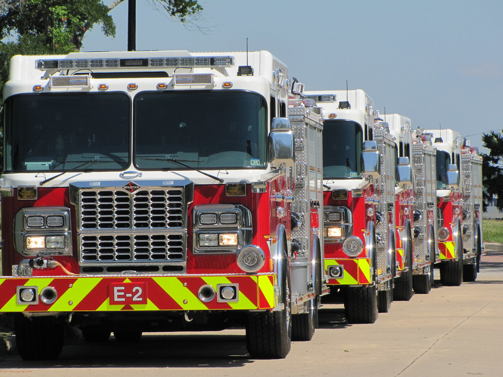 League City Volunteer Fire Department Engines 2, 3, 4, 5 Ethan