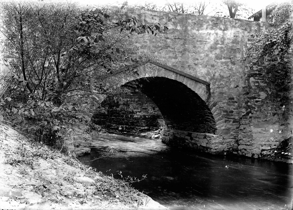 22 bridge over stream, Titusville, NJ 1912 From 5x7 inch g… Flickr