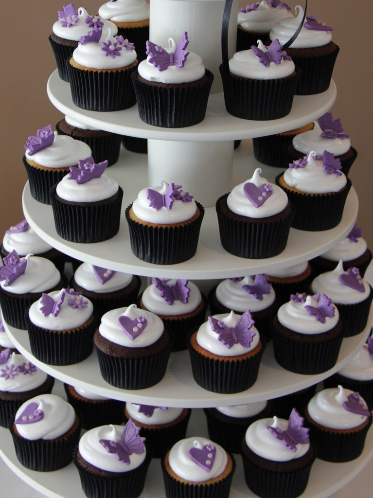 Butterfly Wedding Cupcakes Jo Kavo Flickr