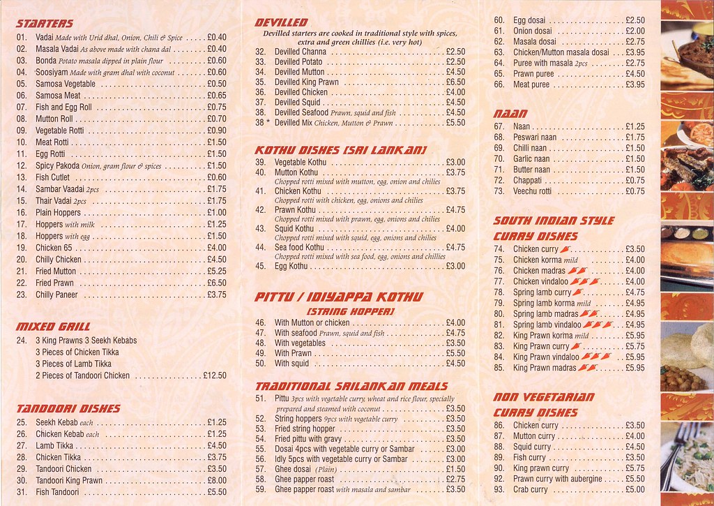 Takeaway menu (Feb 2012), Spiceland, Croydon, London CR0 Flickr