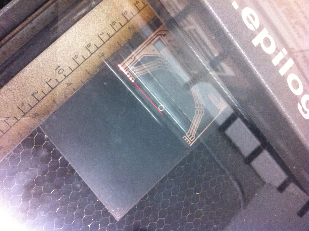 Laser removal of resist etch Testing circuit board etching… Flickr