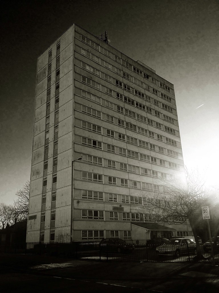Southey Court A gritty shot of a block of flats in Haughto… Flickr