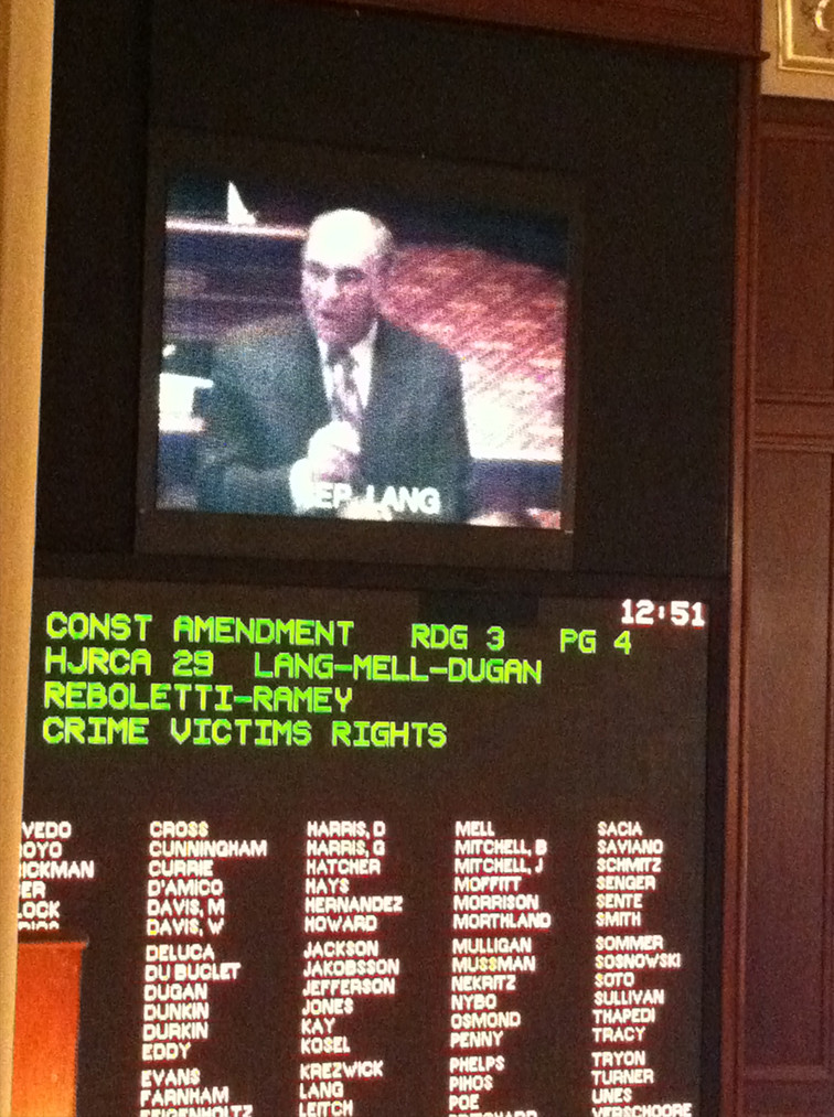 Illinois House of Representatives voting display board Flickr