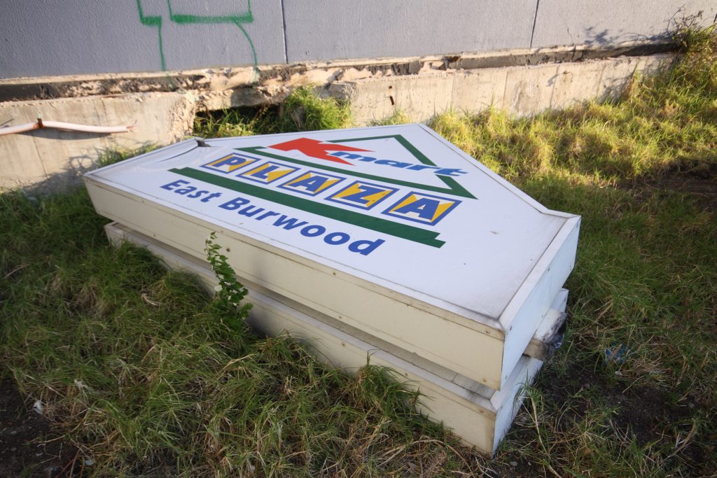 Sign for Kmart Plaza, East Burwood I'm not sure how or why… Flickr