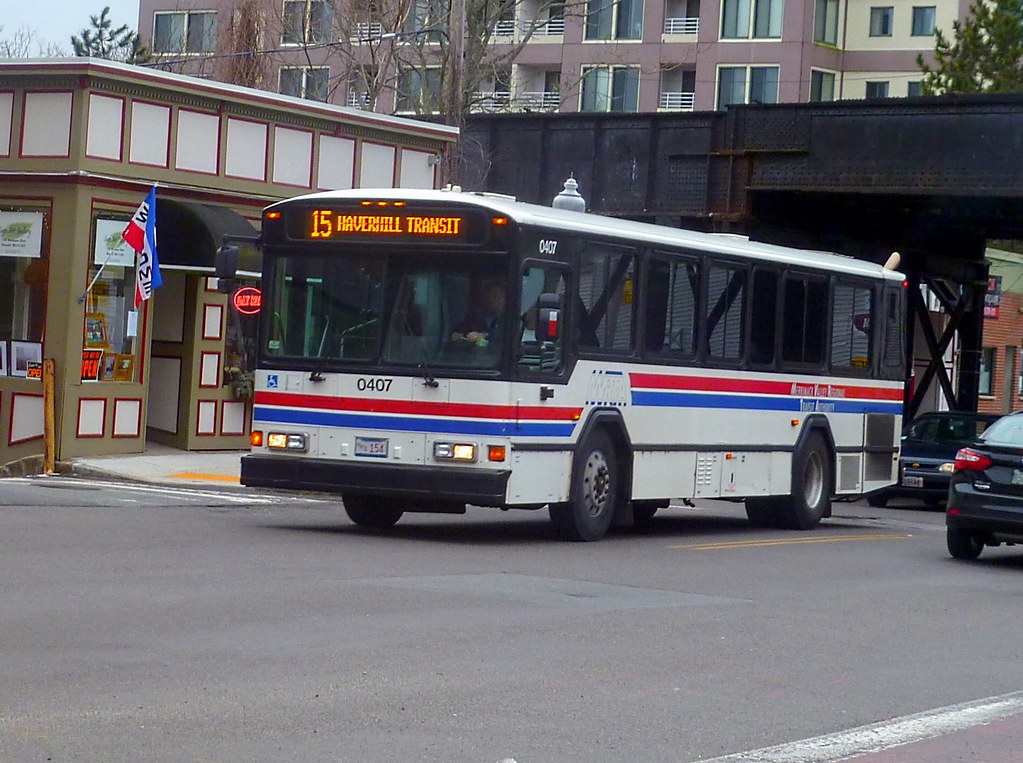 MVRTA bus in downtown Haverhill t55z Flickr