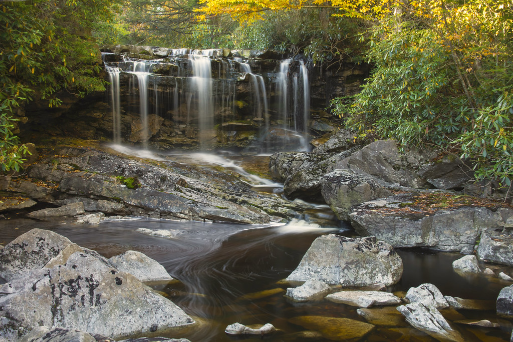Big Run Falls in West Virginia This is the top and largest… Flickr