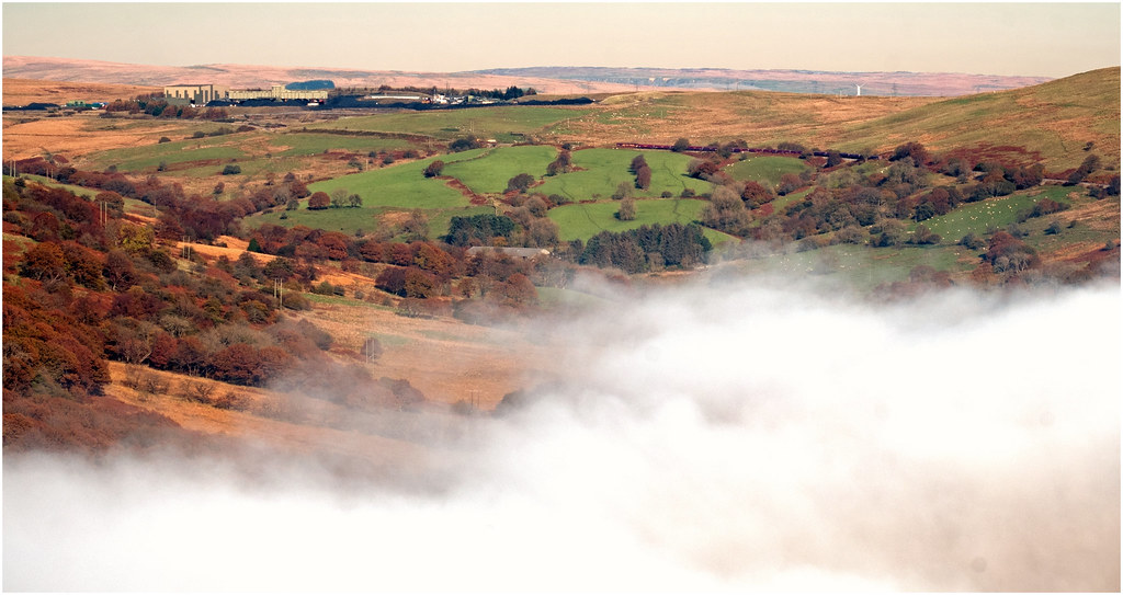 Valley Mist A blanket of mist draped over the Taff Bargoed… Flickr