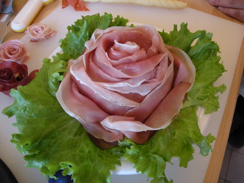 rosa di prosciutto Visual food salumi chefpercaso Flickr