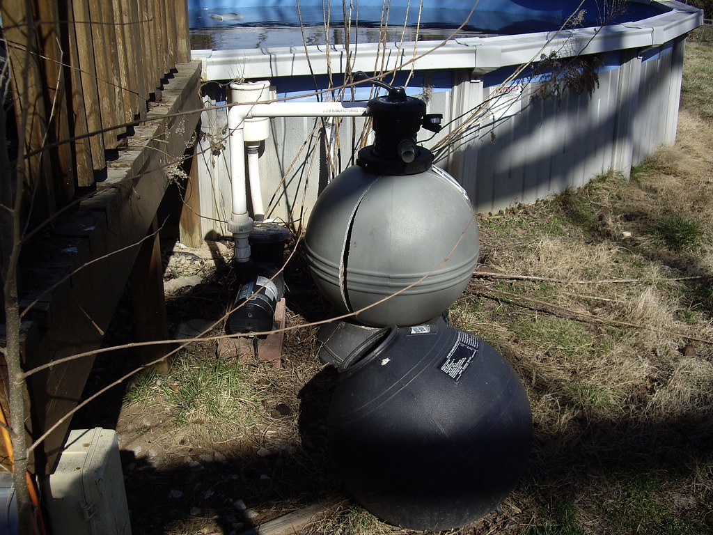 Ext pool filter damage Split pool filter from improper car… Flickr