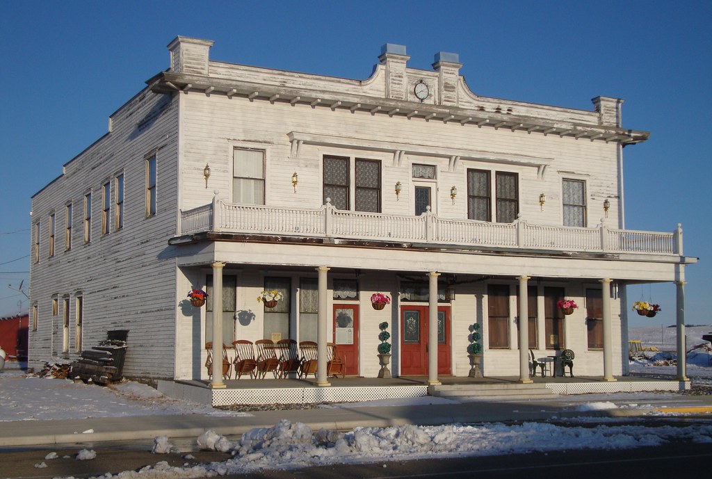 Old Adams Hotel (Lavina, Montana) This building is listed … Flickr