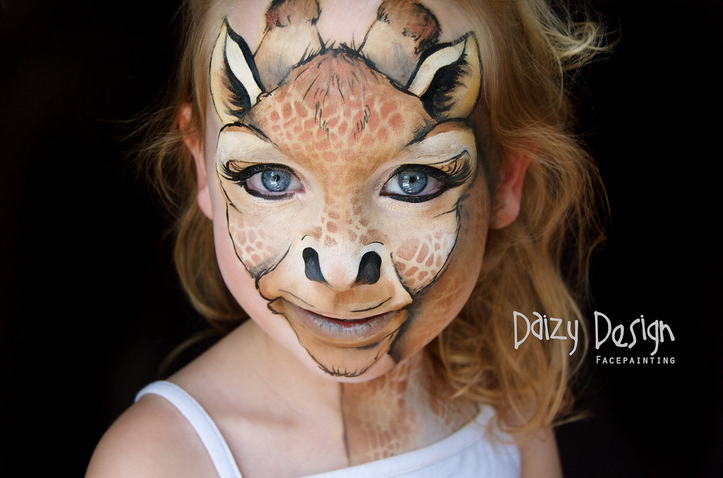 Giraffe Face Painting Daizy Design Face Painting, www.daiz… Flickr