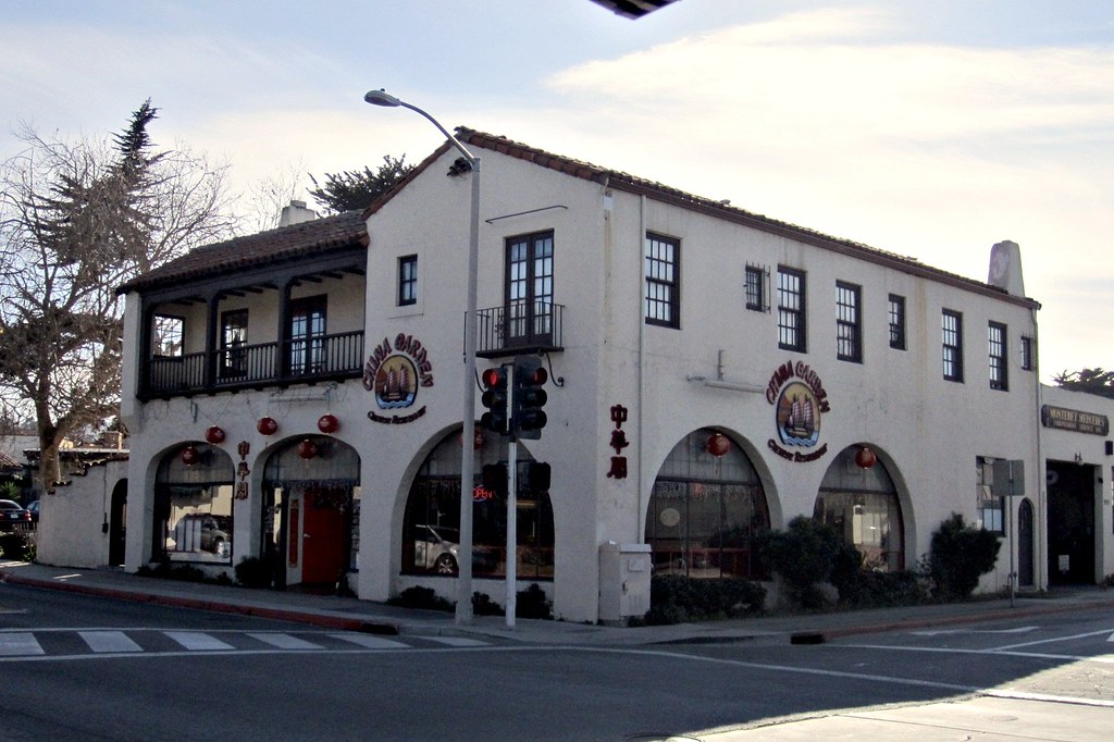 China Garden Spanish mission style restaurant, Monterey, … Flickr