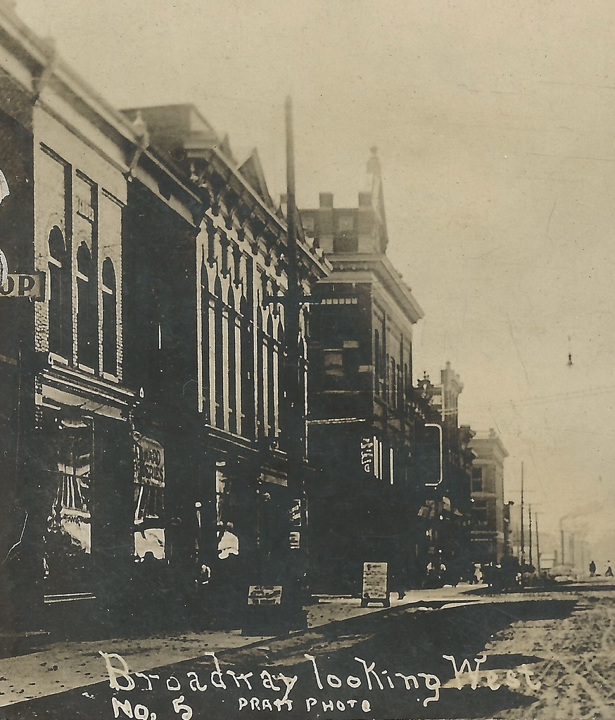 CEN Mt Pleasant MI RPPC Downtown Stores Businesses on Broa… Flickr