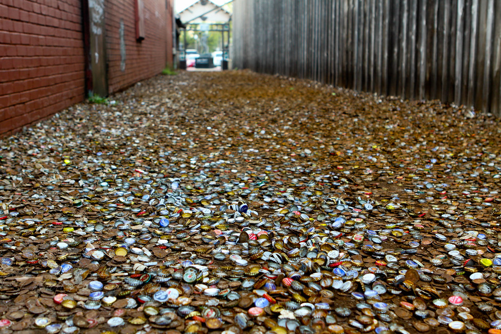 bottlecap alley Rachel Flickr