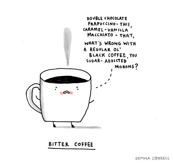 bitter coffee gemma correll Flickr