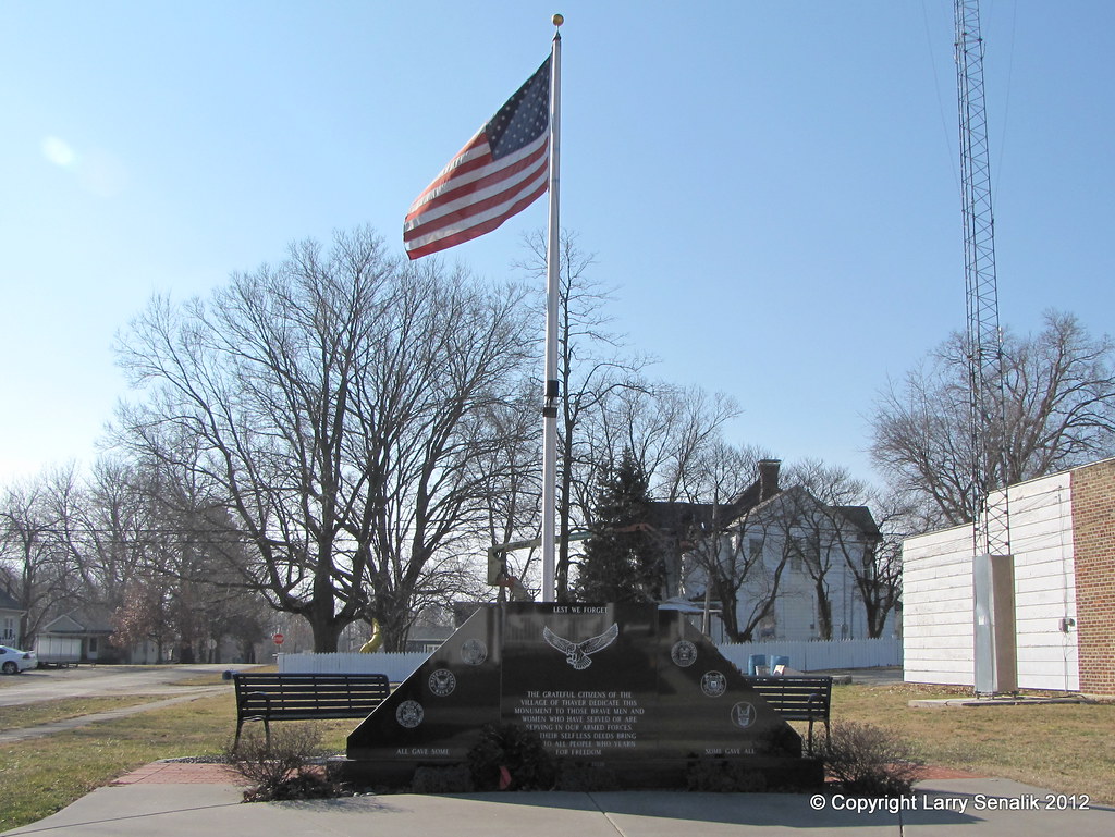 Veteran's Memorial Thayer Illinois Sangamon County, Illi… Flickr