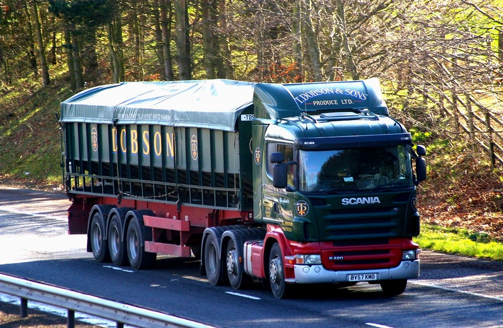 SCANIA R420 T.DOBSON & SONS LTD. Preston Lancs. BV57 KMO… Flickr