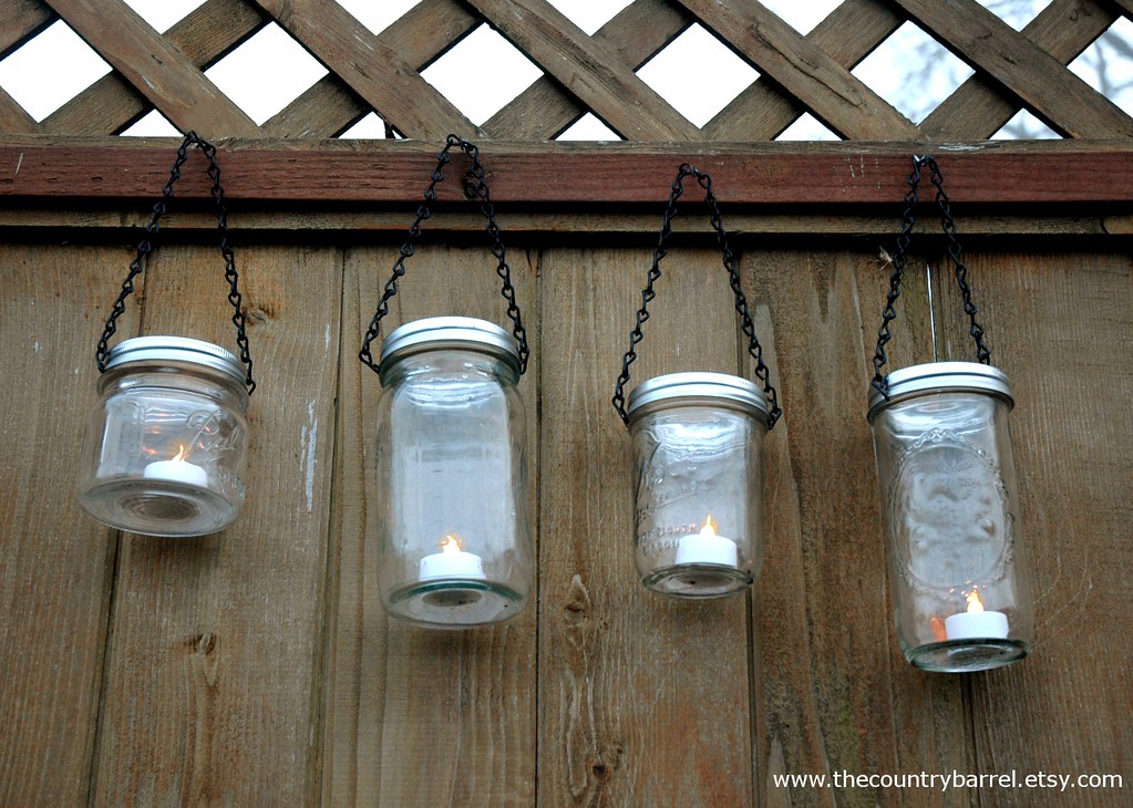 Hanging Mason Jar Lanterns Hanging Mason Jar Lanterns Flickr