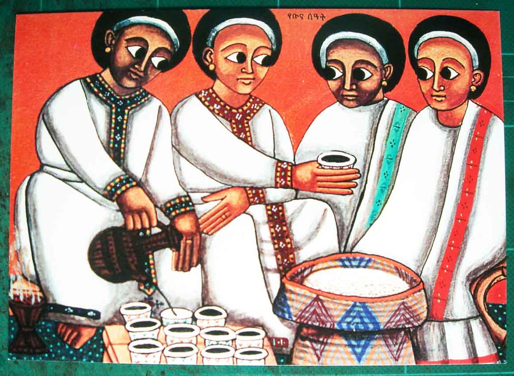 Ethiopia postcard2 Coffee ceremony Large postcard (19.8 … Flickr