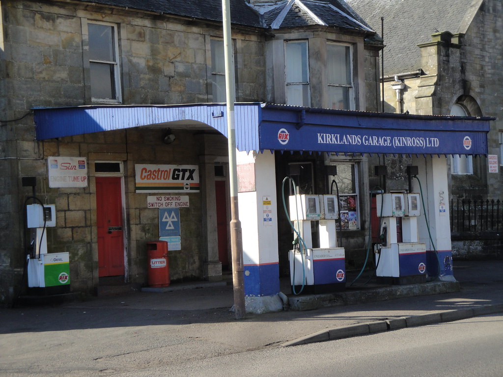 Kirklands Garage, Kinross, Fife Alan Gold Flickr
