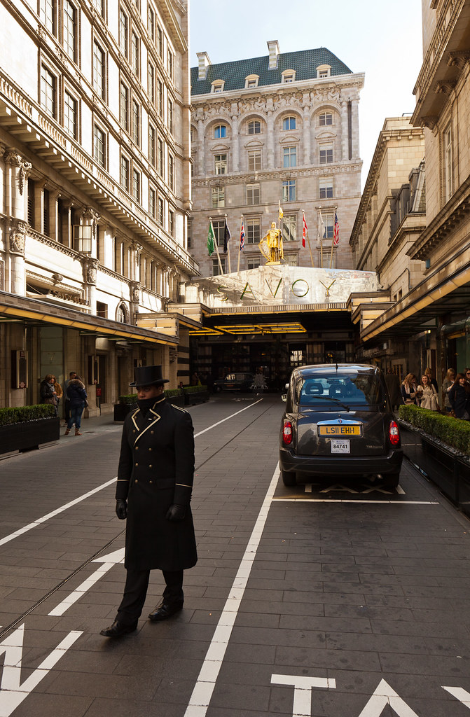 Savoy Hotel Recently refurbished at a cost of £220 million… Flickr