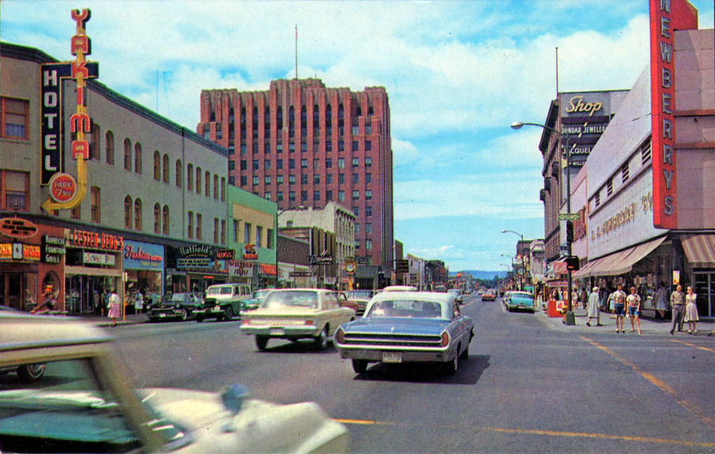 street yakima washington 1960s Ryan Khatam Flickr