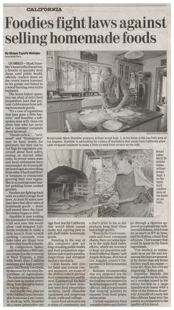 Foodies Fight Laws Against Selling Homemade Foods Eudaemonius Flickr