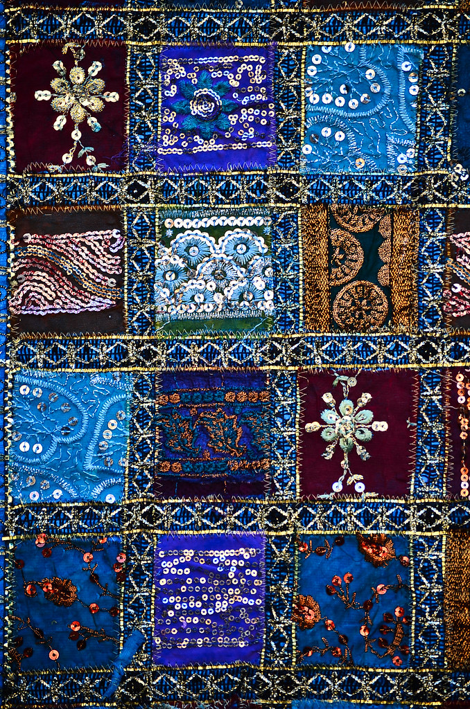 hand stitched wall hanging tapestry Shaukat Niazi Flickr