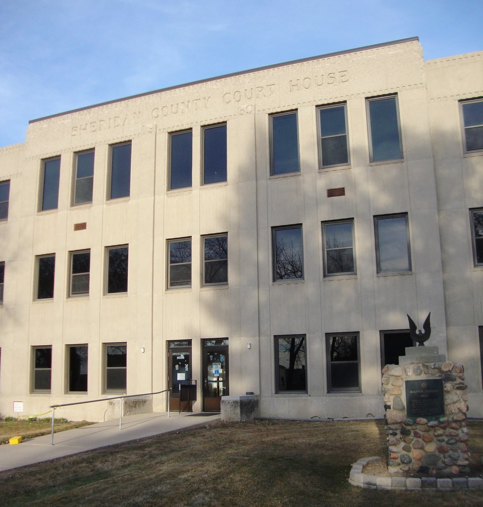 Sheridan County Courthouse Detail (McClusky, North Dakota)… Flickr