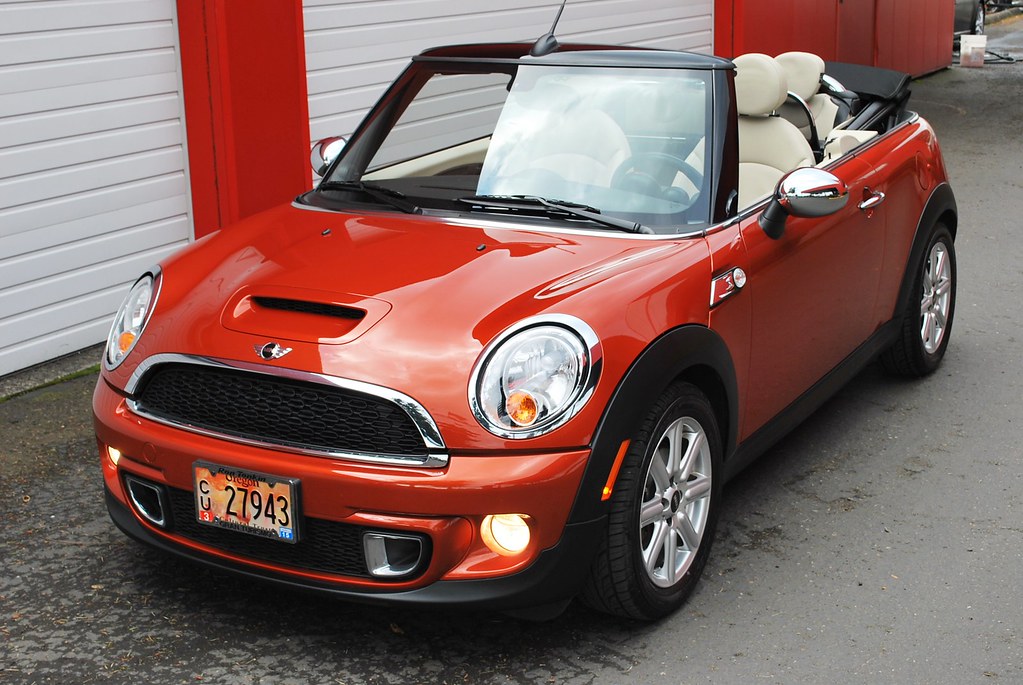 2011 MINI Cooper S Convertible in Spice Orange Metallic Flickr