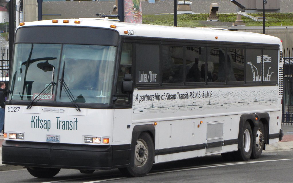 Kitsap Transit Worker/Driver MCI 6027 Zack Heistand Flickr