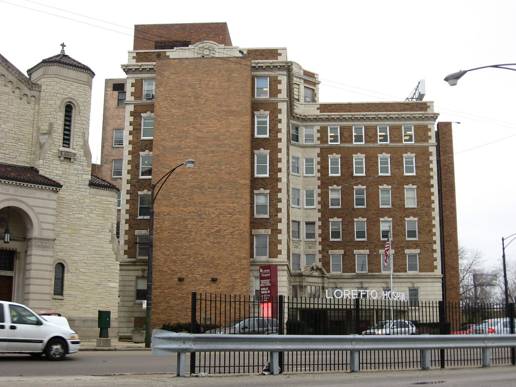 Loretto Hospital From the Lot at Columbus Park, Feb 21, 20… Flickr