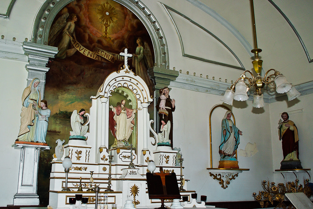 Interior Detail, Catholic Chapel, Grosse Île Seán Ó Domhnaill Flickr