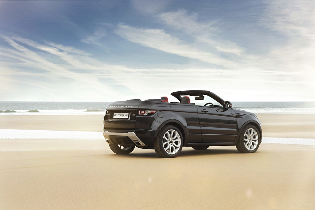 Range Rover Evoque Convertible beach rear Land Rover MENA Flickr