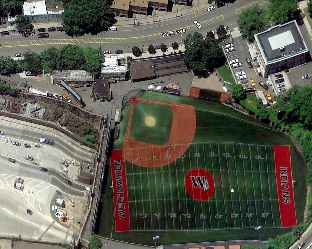 Weehawken Stadium and Lincoln Tunnel Entrance, New Jersey Flickr