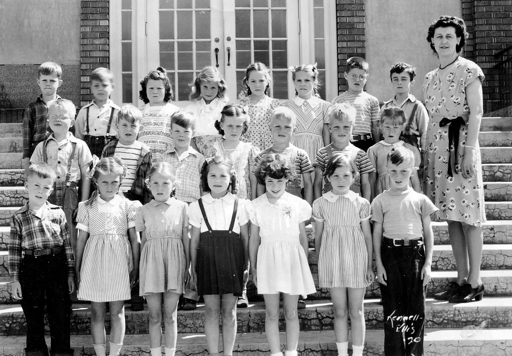 First grade graduates, 194647 class, Roosevelt Grade Scho… Flickr