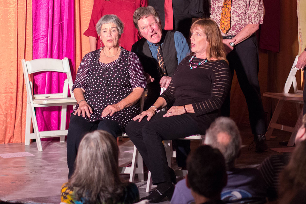 Hit & Run Theater Improv in Mendocino, Nov 7 2015 Jeff OsierMixon