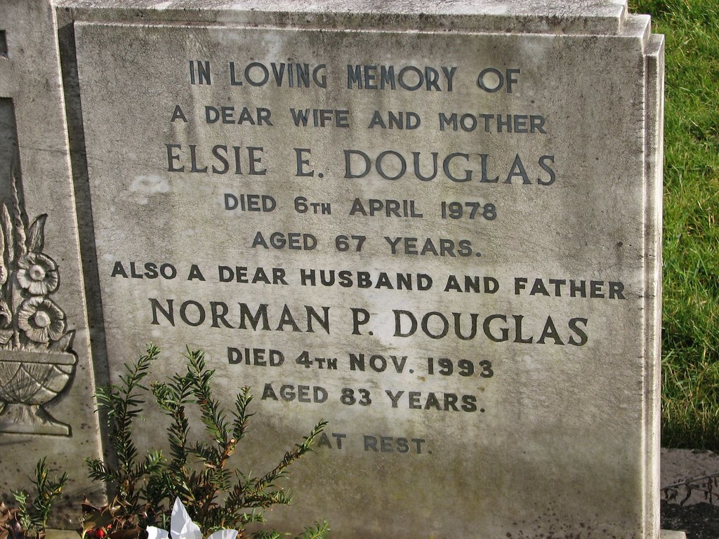 Douglas, Dudley Weetslade Cemetery, North Tyneside, Englan… Flickr