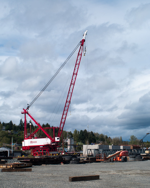 Kenmore 520 bridge construction site tour Flickr