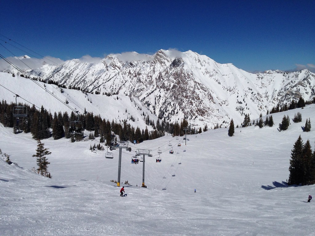 Skiing in Peruvian Gulch At Snowbird Ski Resort in Salt La… Flickr