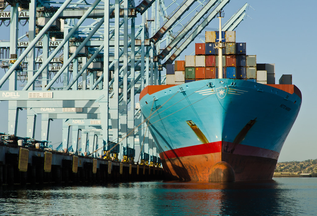 A New Day METTE Maersk METTE Maersk at dock, Pier 400, P… Flickr