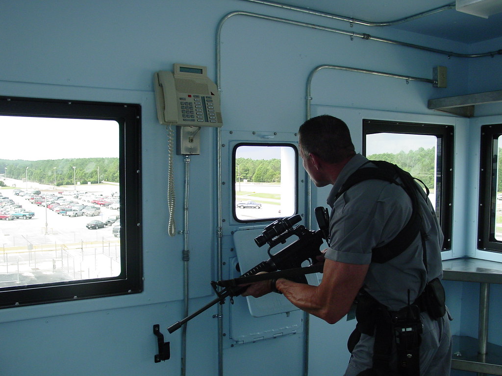 Security Guard at Nuclear Plant Well armed and trained sec… Flickr