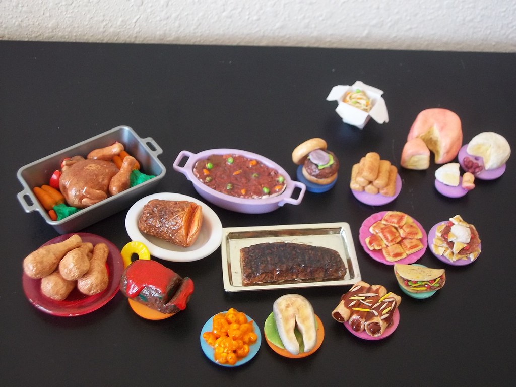 Polymer Clay Food 1 I love making polymer clay food, its … Flickr