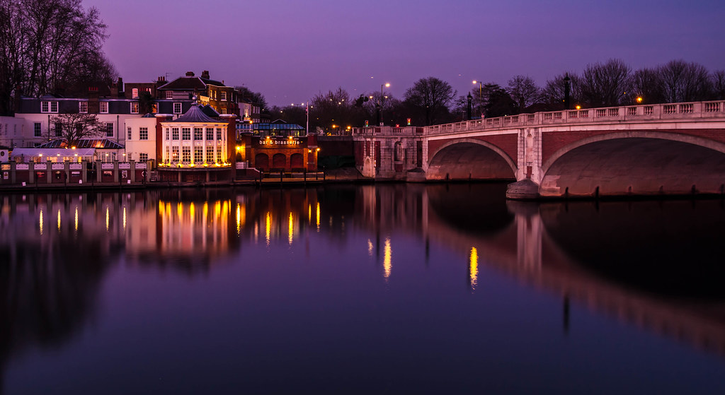 Hampton Court Bridge The Riverside Restaurant at Hampton C… Flickr