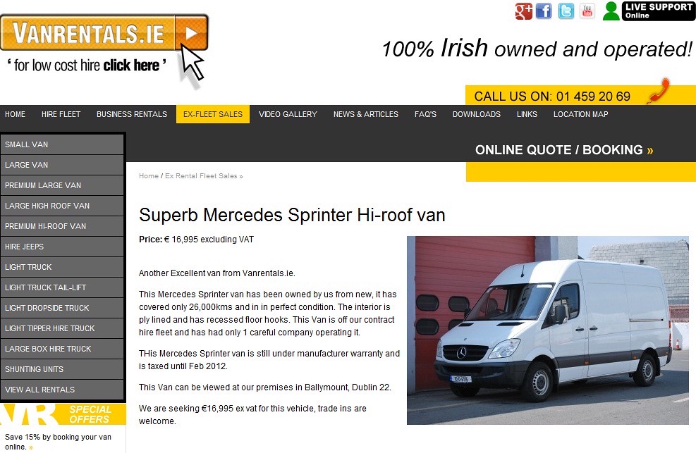 Top Van Rental Companies in Ireland www.vanrentals.ie/ is … Flickr