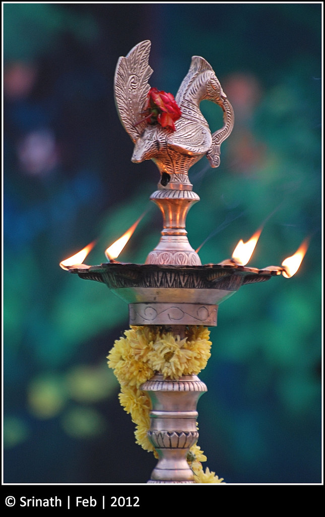 Traditional Indian Oil Lamp Importance of oil lamps in Ind… Flickr